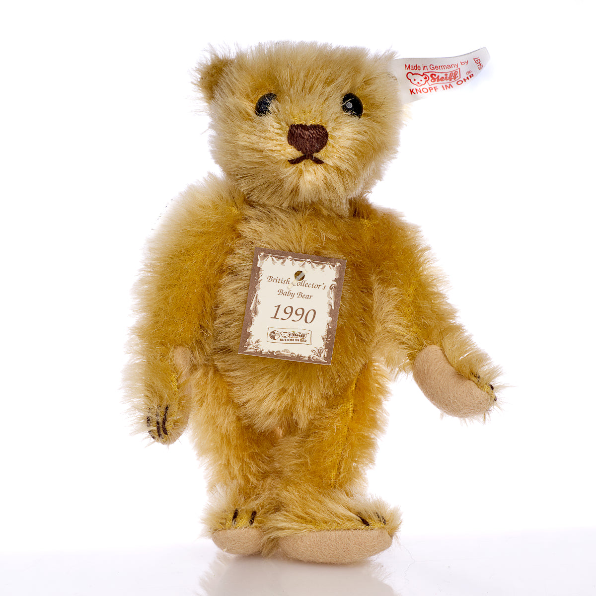 STEIFF British Collectors 'UK Baby Bear Set 1989–1993' - White Tag 654497