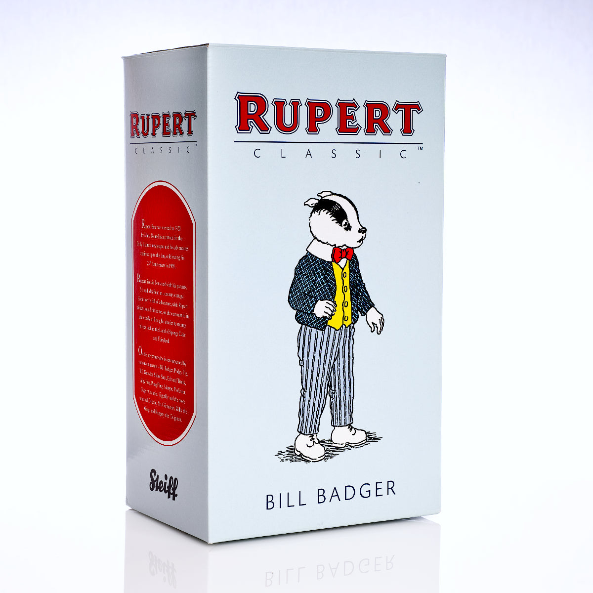 STEIFF Rupert Classic Range 'Bill Badger' Bear - White Tag 653636