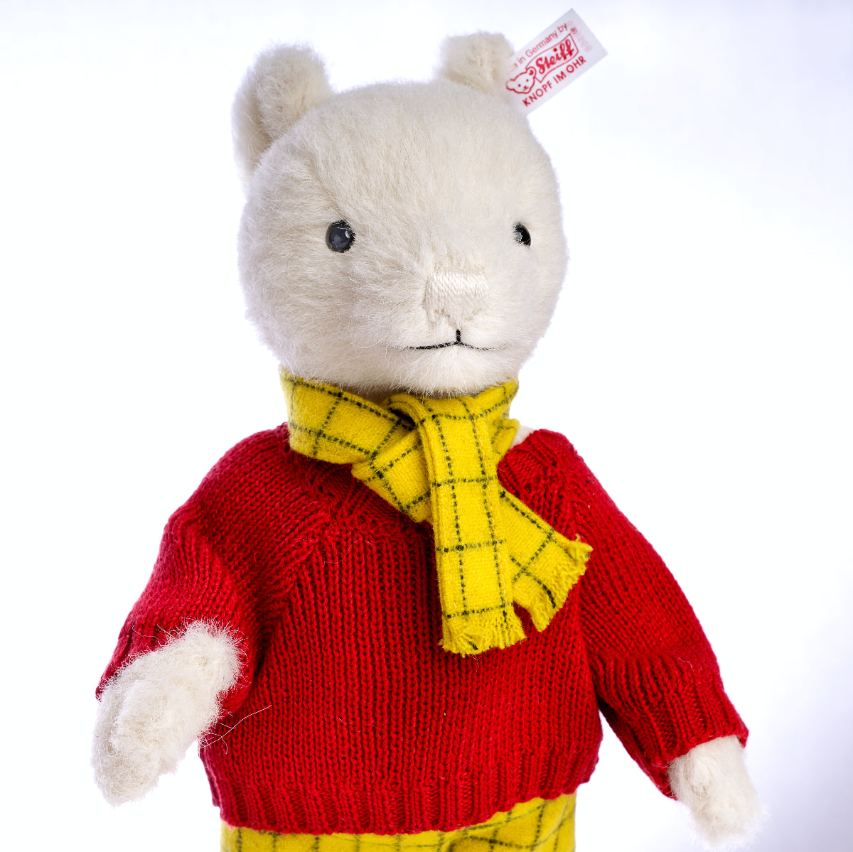 STEIFF Rupert Classic Range 'Rupert' Bear - White Tag 653568 Limited Edition