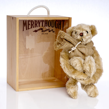 MERRYTHOUGHT 'Stowaway' Bear JK100 – Limited Edition, Mohair, presentation box