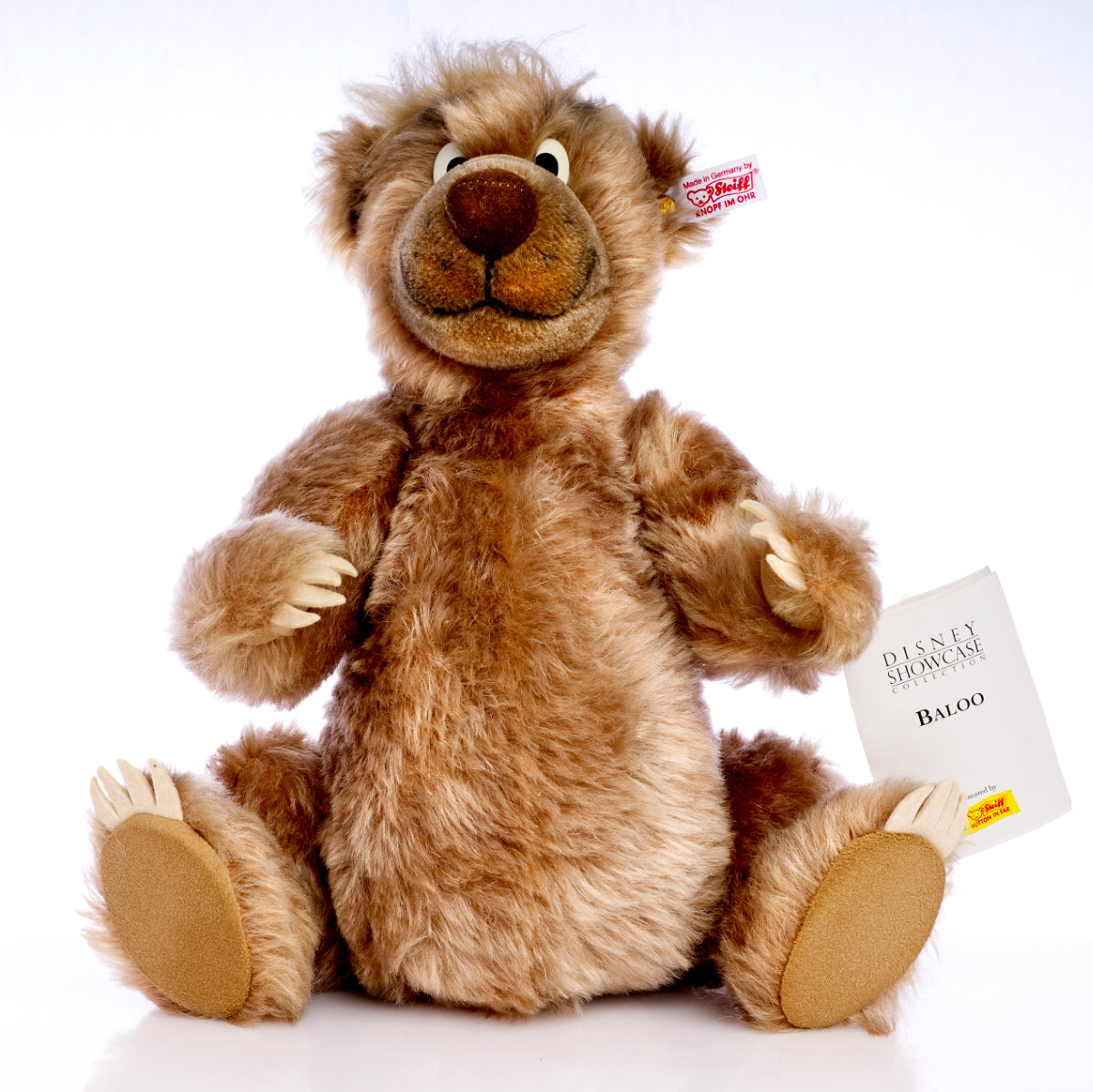 STEIFF 'Baloo' Disney Showcase Collection - White Tag 680267 – Limited Edition, Mohair, mint condition