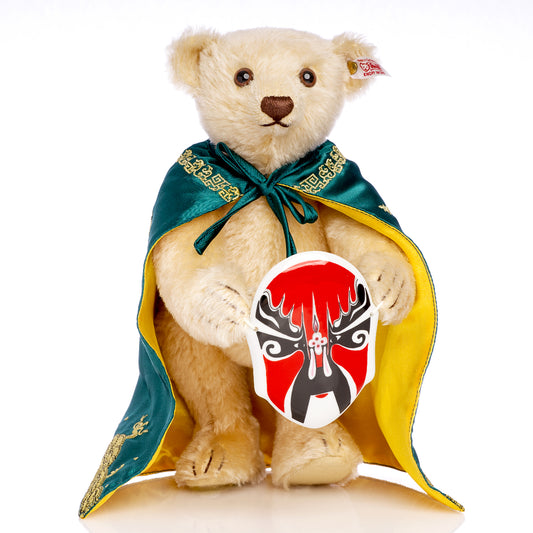 STEIFF 'Chinese Opera' Bear White Tag 676031 – Limited Edition exclusive to Hong Kong, China