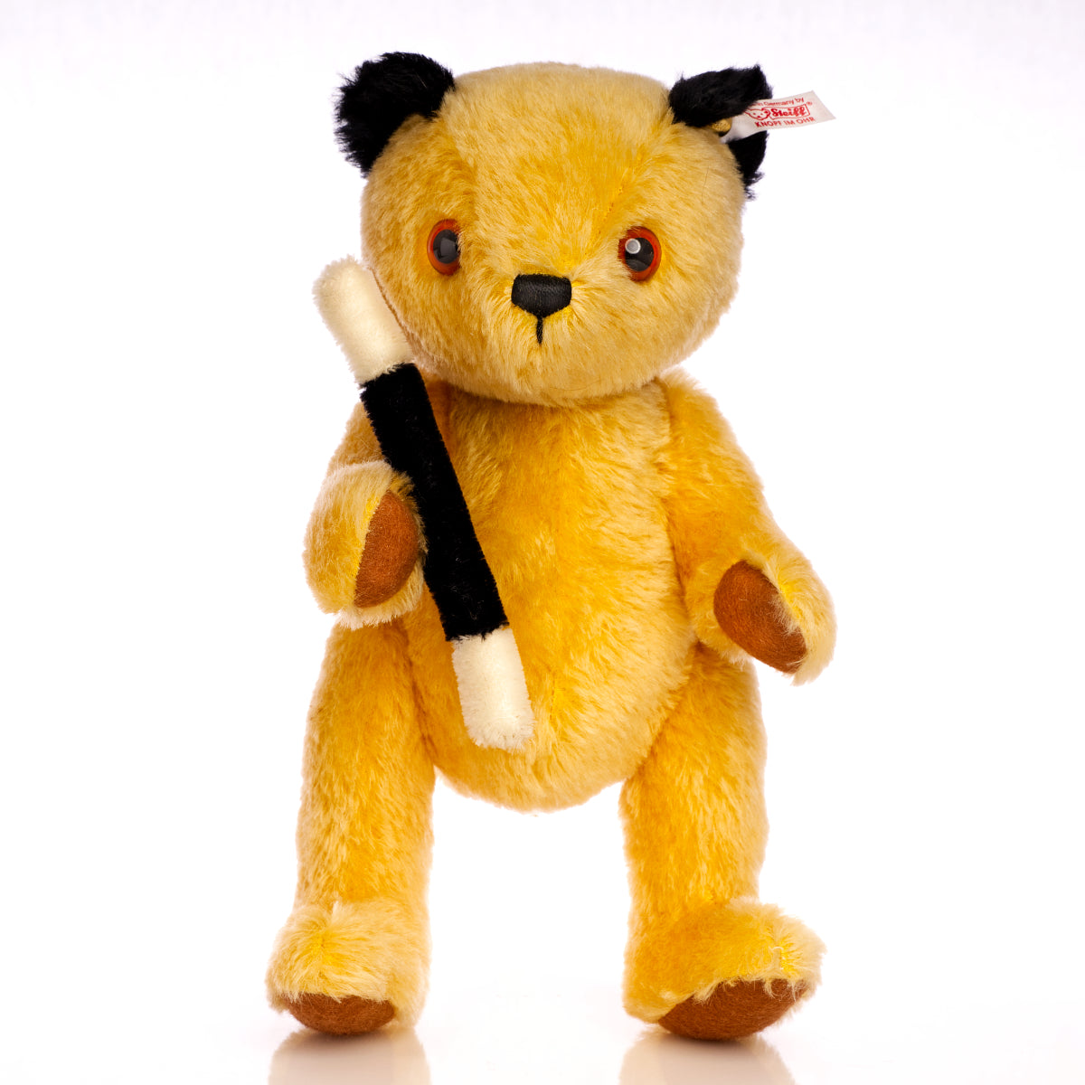 STEIFF 'Sooty' a UK & Ireland Exclusive, White Tag 663932 Jointed Mohair Bear – Limited Edition