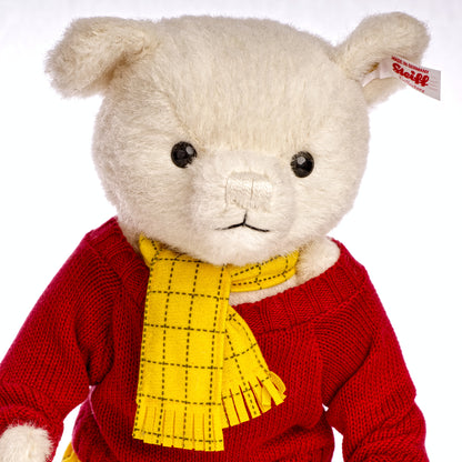 STEIFF 'Rupert Bear' 100th Anniversary - Musical Bear, White Tag 690587