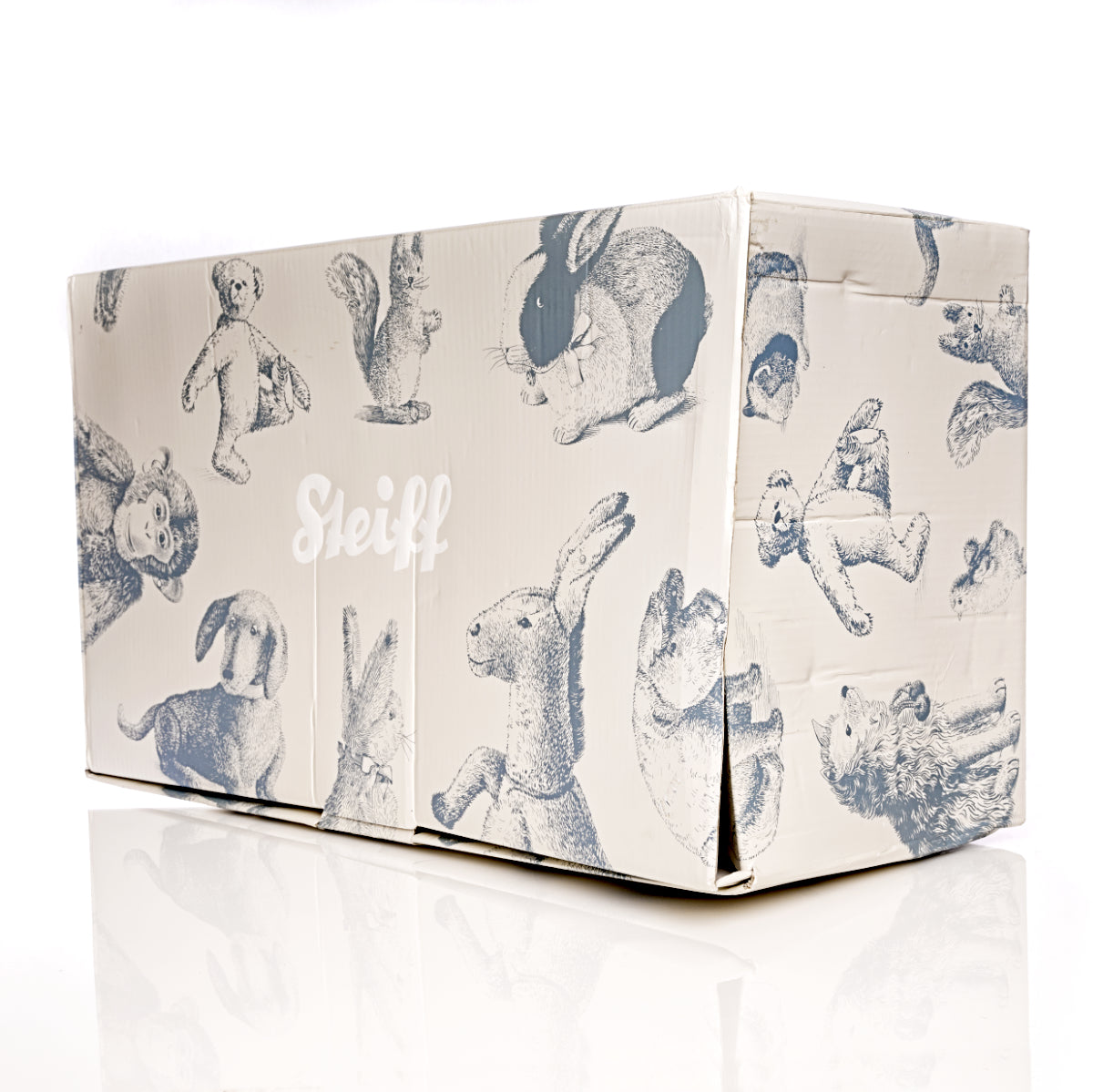 STEIFF 'Baby Blue' Bear - Little Giants Series 2007, White Tag 037085