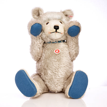 STEIFF 'Baby Blue' Bear - Little Giants Series 2007, White Tag 037085