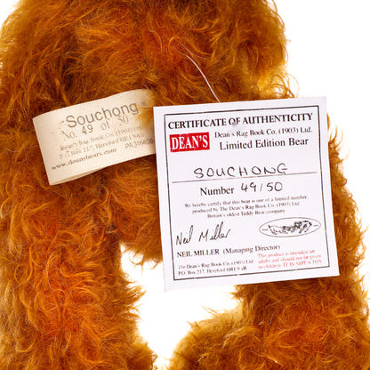 DEAN’s RAG BOOK Company 'Souchong' by Chloe Wilson Limited Edition Mohair Teddy Bear