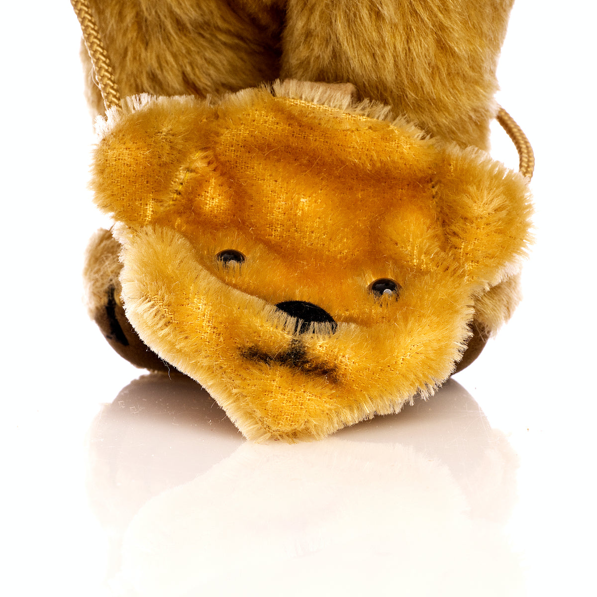 MERRYTHOUGHT 'Cheeky Bear' – Vintage Collectible 1970s, Mohair Teddy Bear plus coin purse