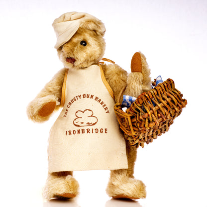 MERRYTHOUGHT 'Billy the Baker’s Boy' GT12GD – Vintage Limited Edition Purest Mohair Bear by Jackie Levitt