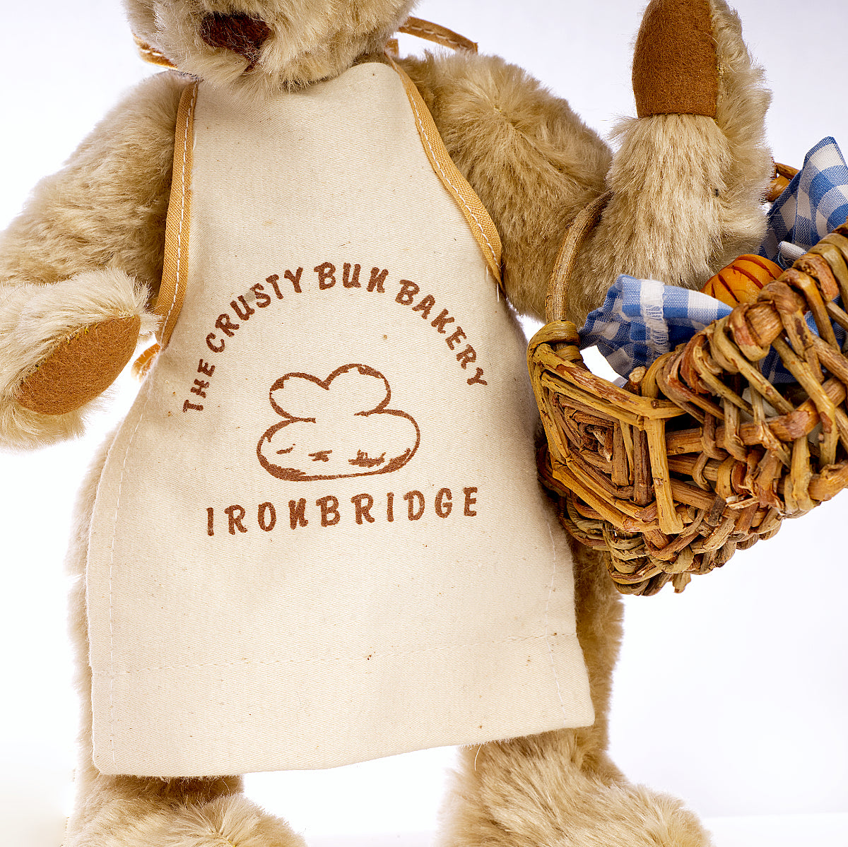 MERRYTHOUGHT 'Billy the Baker’s Boy' GT12GD – Vintage Limited Edition Purest Mohair Bear by Jackie Levitt