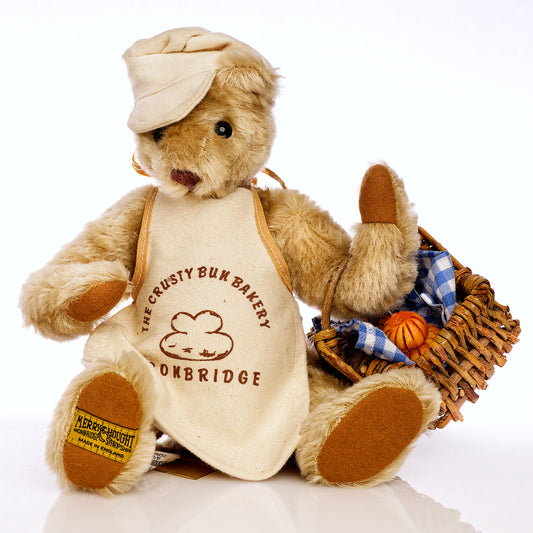 MERRYTHOUGHT 'Billy the Baker’s Boy' GT12GD – Vintage Limited Edition Purest Mohair Bear by Jackie Levitt