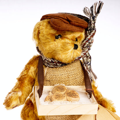 MERRYTHOUGHT 'Muffin Man' JE12BD – Streetcries Series, Vintage Mohair Teddy Bear