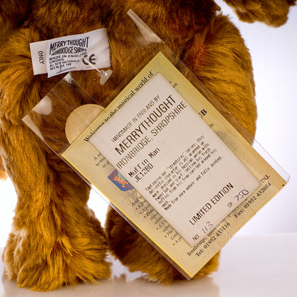 MERRYTHOUGHT 'Muffin Man' JE12BD – Streetcries Series, Vintage Mohair Teddy Bear