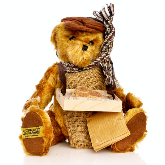 MERRYTHOUGHT 'Muffin Man' JE12BD – Streetcries Series, Vintage Mohair Teddy Bear