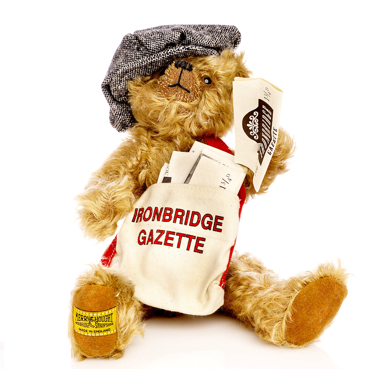 MERRYTHOUGHT 'Rag Bag' Teddy Bear FS14DC - Collectible, Unusual Limited Edition