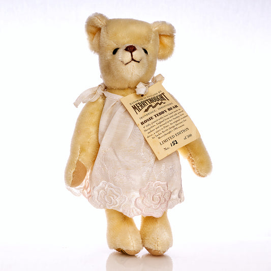 MERRYTHOUGHT 'Roșie' Teddy Bear by Jackie Levitt, Mohair, Vintage Limited Edition