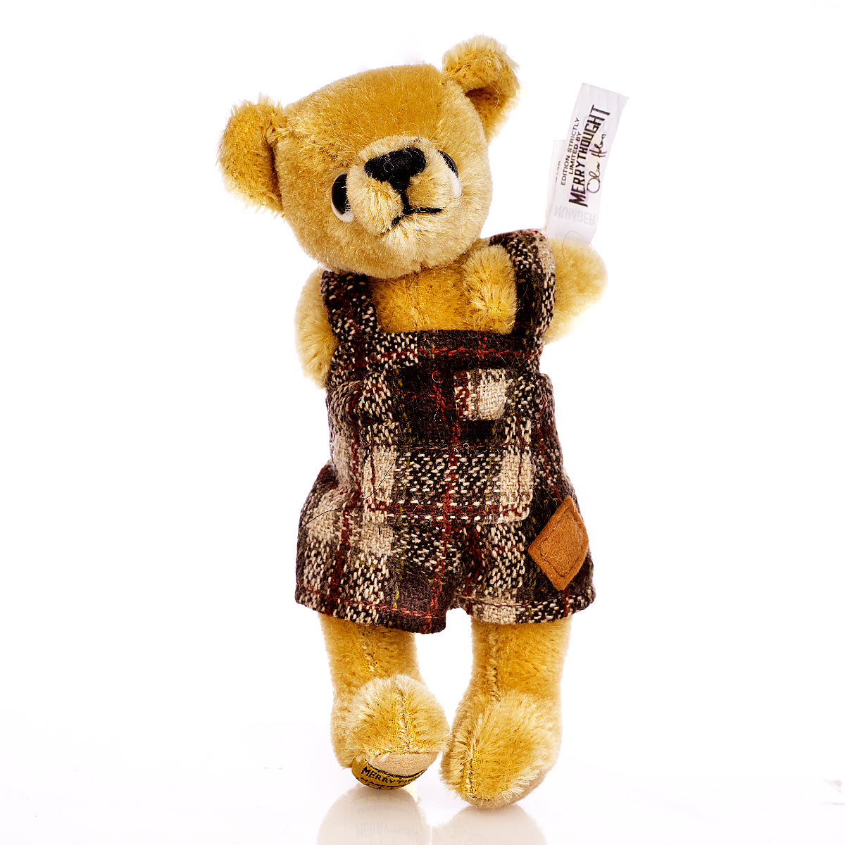 MERRYTHOUGHT 'Master Mischief' – Micro Mohair Teddy Bear Limited Edition from 1992/93