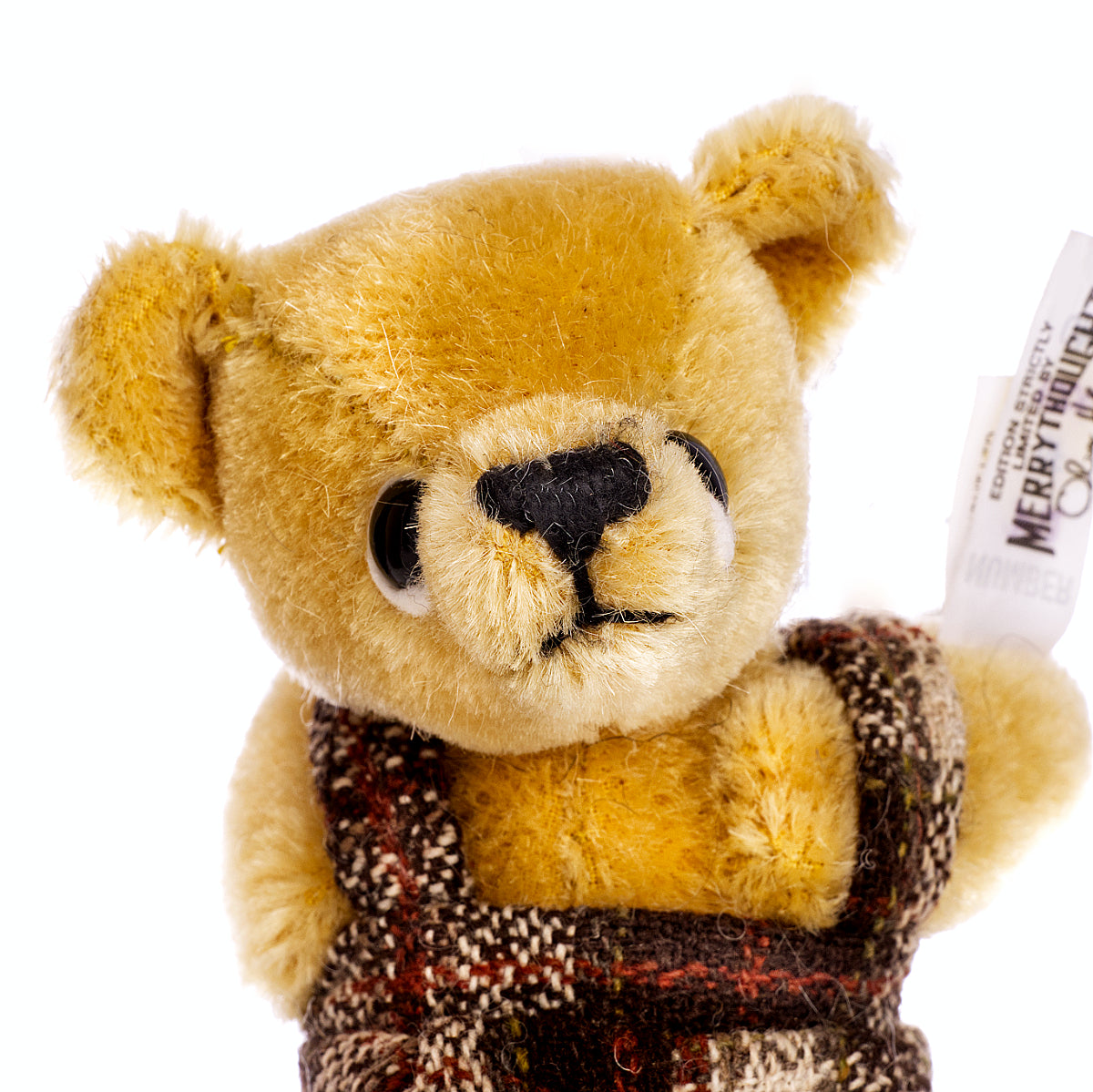 MERRYTHOUGHT 'Master Mischief' – Micro Mohair Teddy Bear Limited Edition from 1992/93