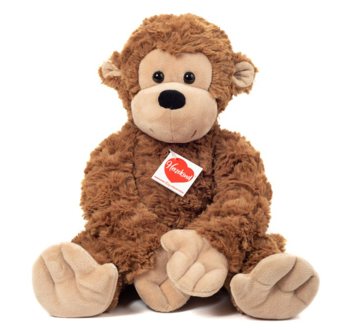 HERMANN TEDDY Collection 'Fritzi' Monkey - Luxurious, High Quality, soft, plush