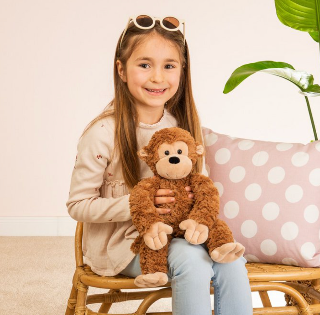 HERMANN TEDDY Collection 'Fritzi' Monkey - Luxurious, High Quality, soft, plush