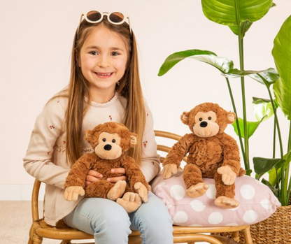 HERMANN TEDDY Collection 'Ricky' - 32cm - Luxurious, HighQuality, soft, plush feeling Monkey