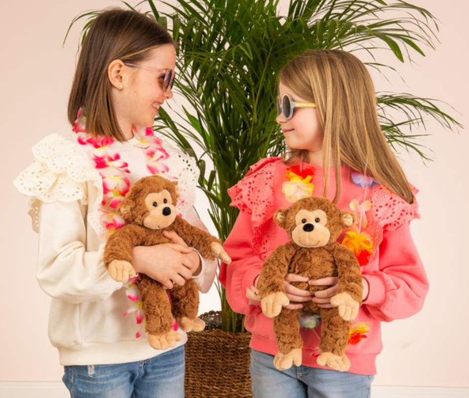 HERMANN TEDDY Collection 'Ricky' - 32cm - Luxurious, HighQuality, soft, plush feeling Monkey