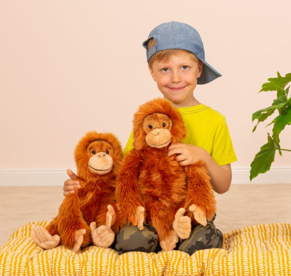 HERMANN TEDDY Collection 'Louis' the Orangutan - Luxurious, High Quality, soft plush