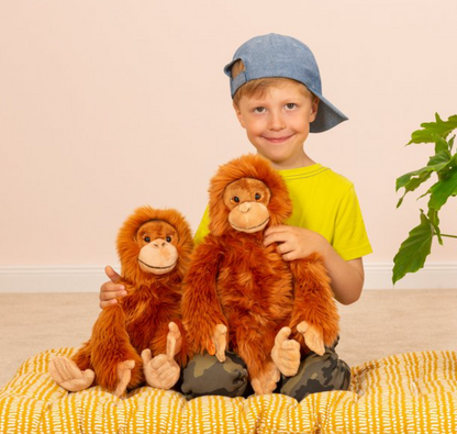 HERMANN TEDDY Collection 'Louis' the Orangutan - Luxurious, High Quality, soft plush