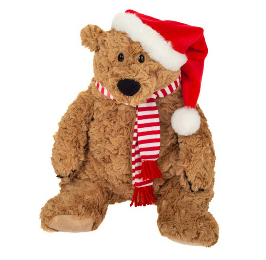 HERMANN TEDDY Collection 'Howard' Christmas Bear - 34cm - Luxurious soft plush
