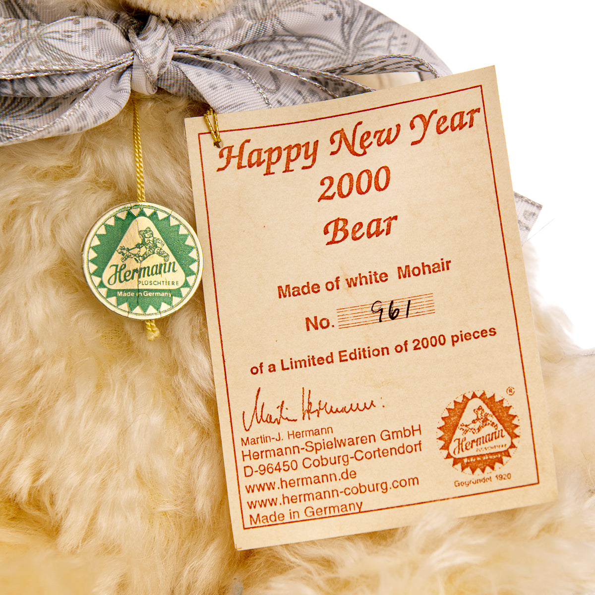 HERMANN-SPIELWAREN  'Happy New Year 2000' - Limited Edition