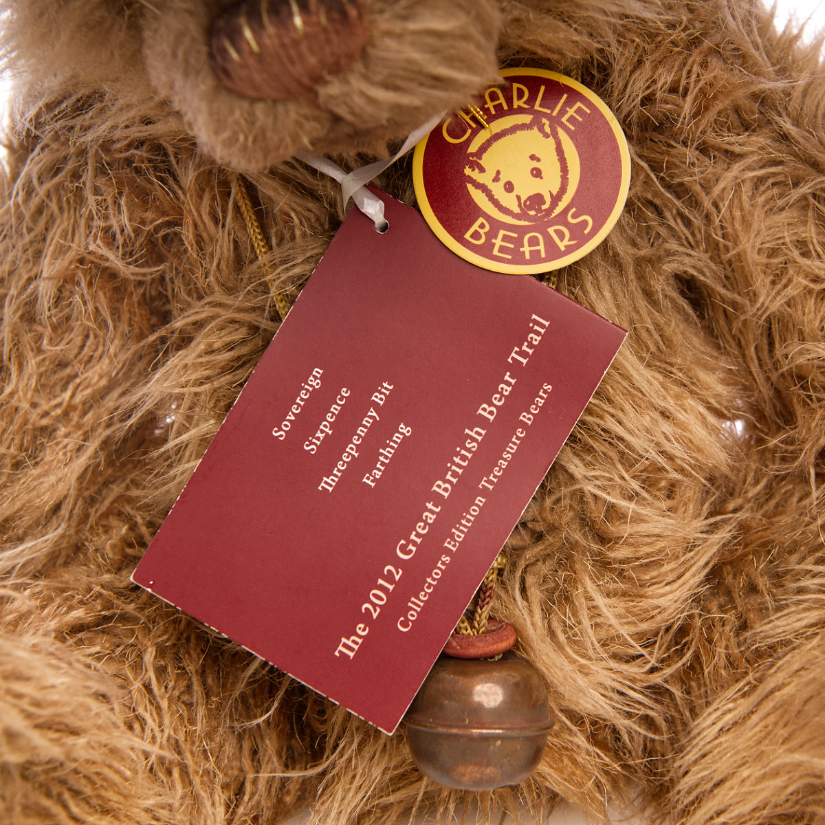 CHARLIE BEARS 'Farthing' 2012, designed by Isabelle Lee CB 125147B