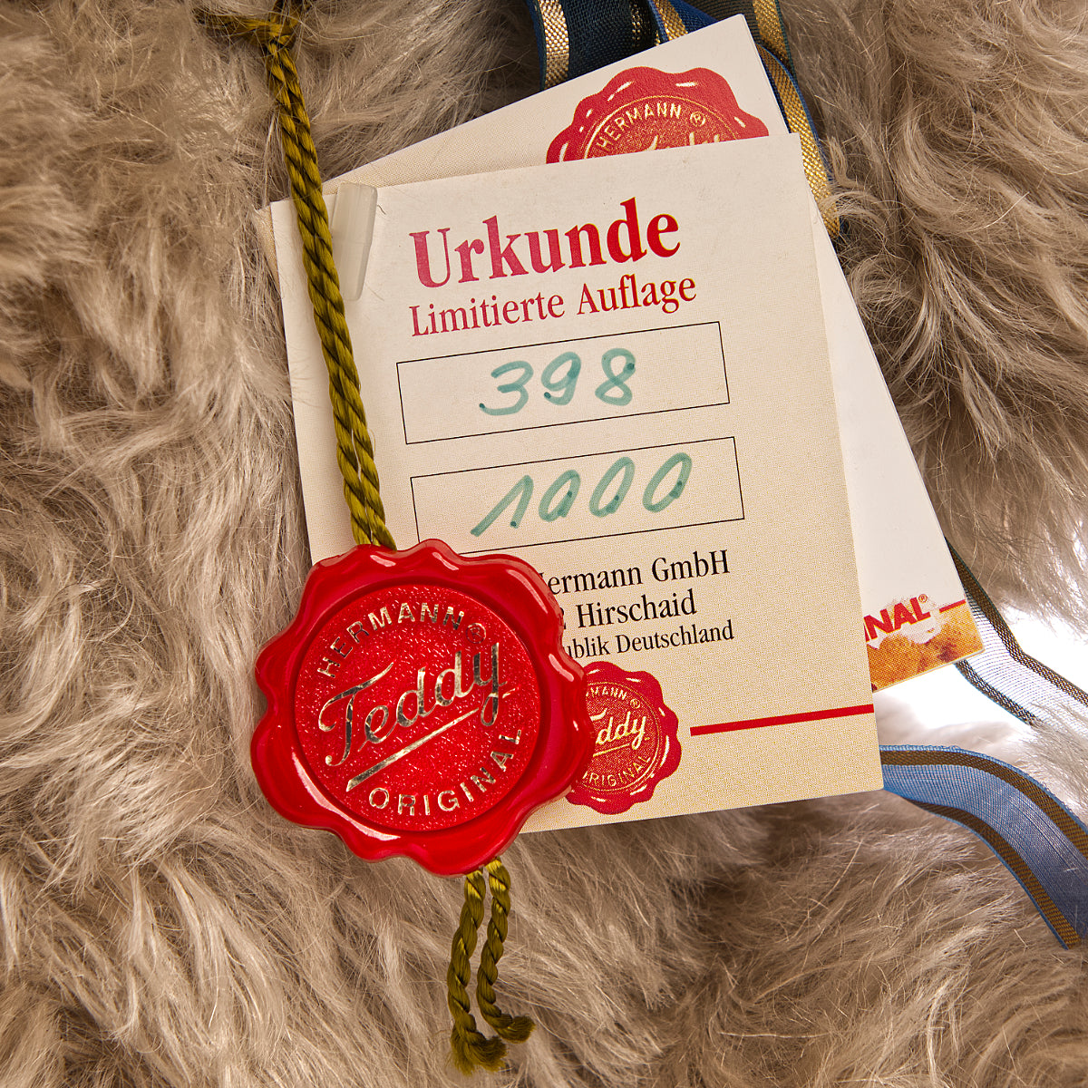 HERMANN TEDDY ORIGINAL 'MondLicht' (Moonlight) - Limited Edition