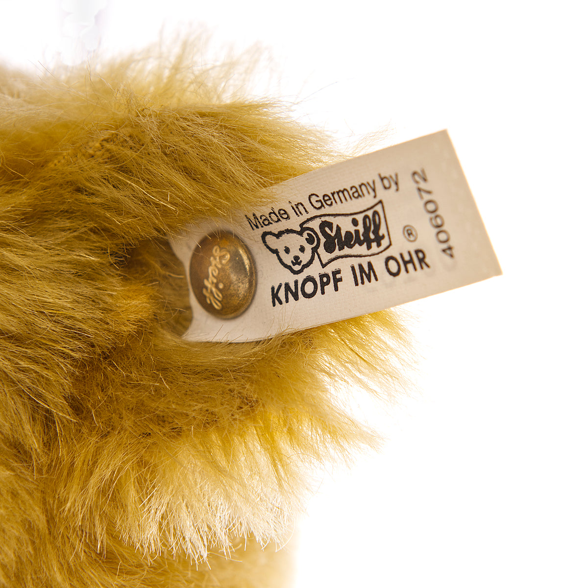 STEIFF Teddy 'Replica 1908' – British Collectors - White Tag 406072 - Limited Edition