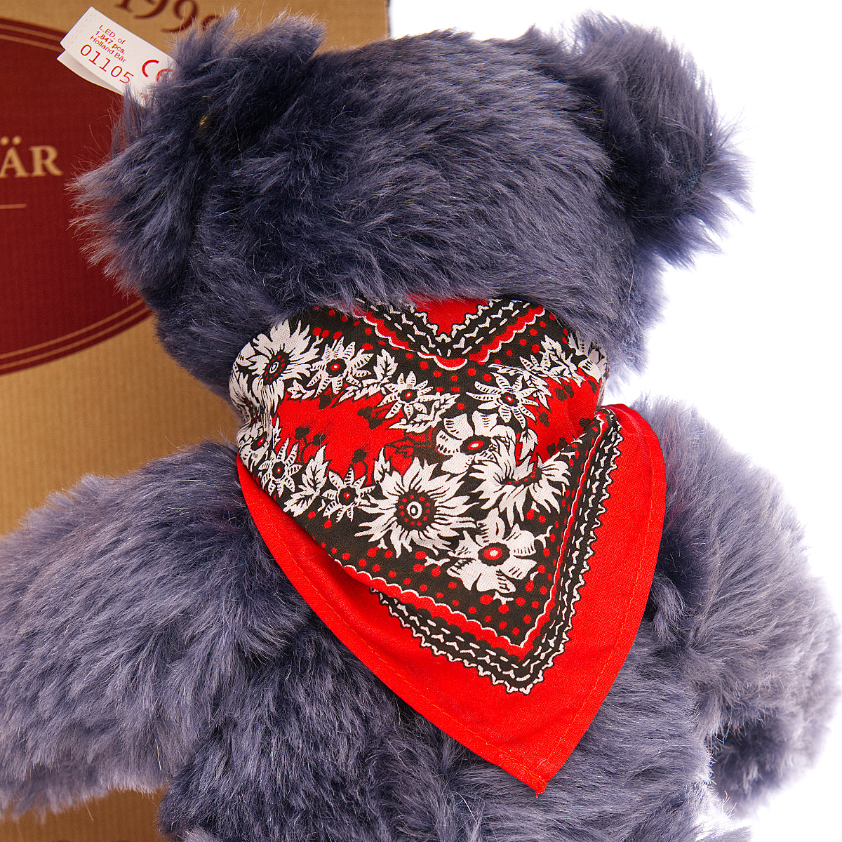 STEIFF 'Holland Bär Blau 36' /Bear Blue 36 1999, White Tag 660078 - Limited Edition