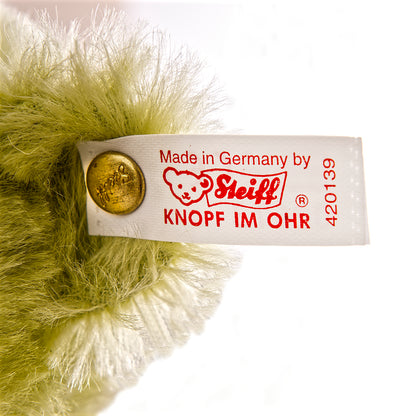 STEIFF 'Schulanfänger-Bär' /School Starter Bear, Grün(Green) 30 - White Tag 420139 - Club Edition