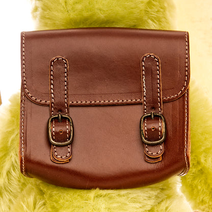 STEIFF 'Schulanfänger-Bär' /School Starter Bear, Grün(Green) 30 - White Tag 420139 - Club Edition