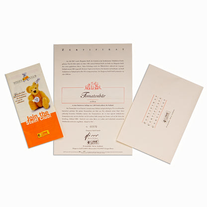 STEIFF 'Tomato Bear / Tomaten Bär' - Exclusively for Holland 2000, White Tag 660153