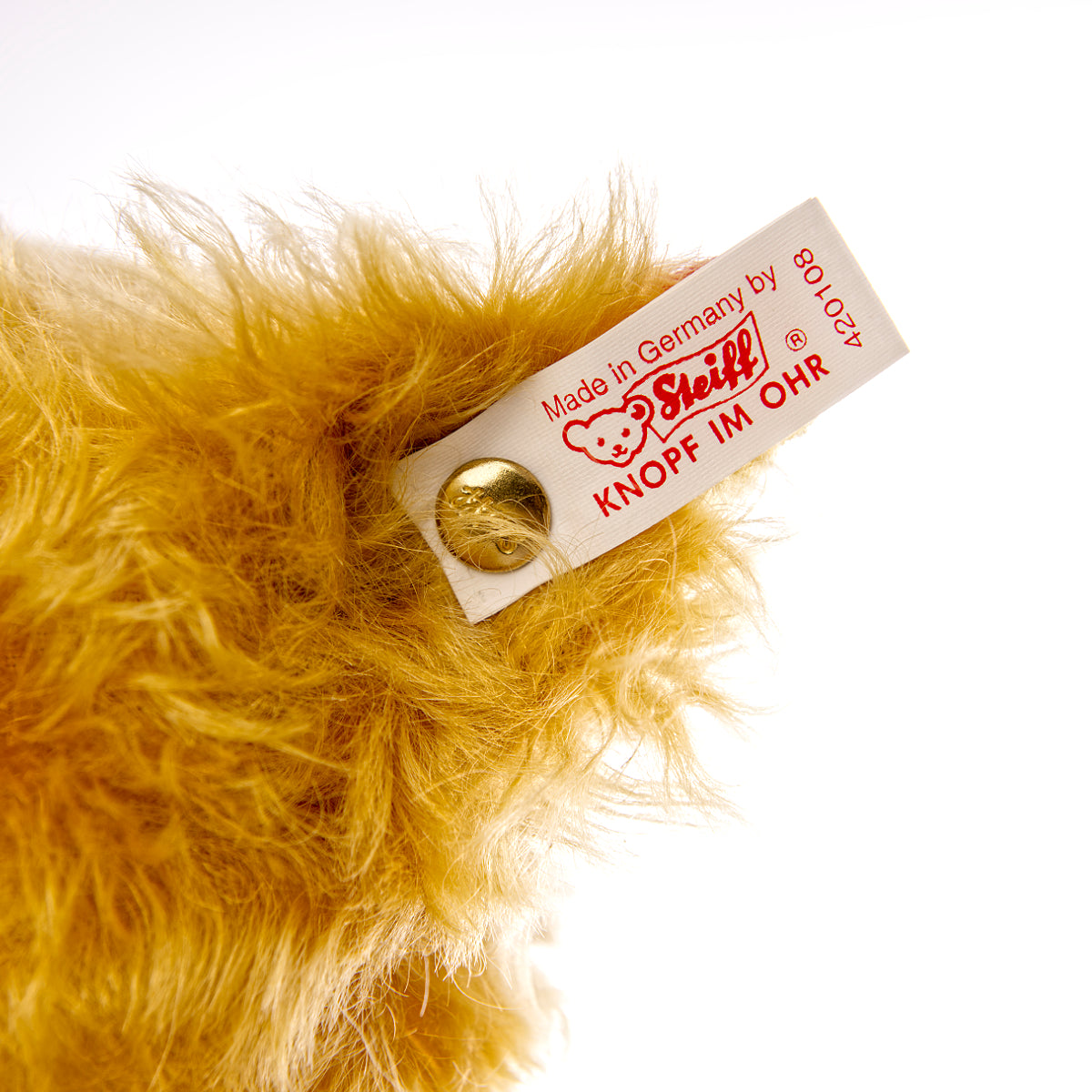 STEIFF 'Picknick' Bear Goldblond 34 - Club Edition - White Tag 420108