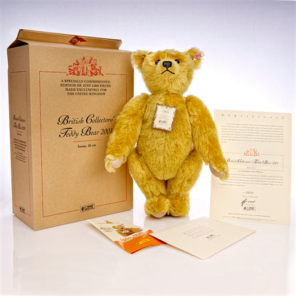 STEIFF Teddy Bear 'Brass' 2001 - White Tag 654992 - British Collectors