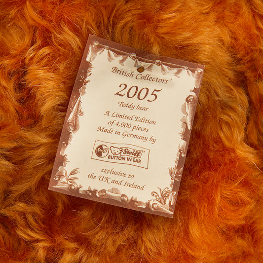 STEIFF British Collectors Teddy Bear 2005 – White Tag 661969 - Limited Edition for U.K.