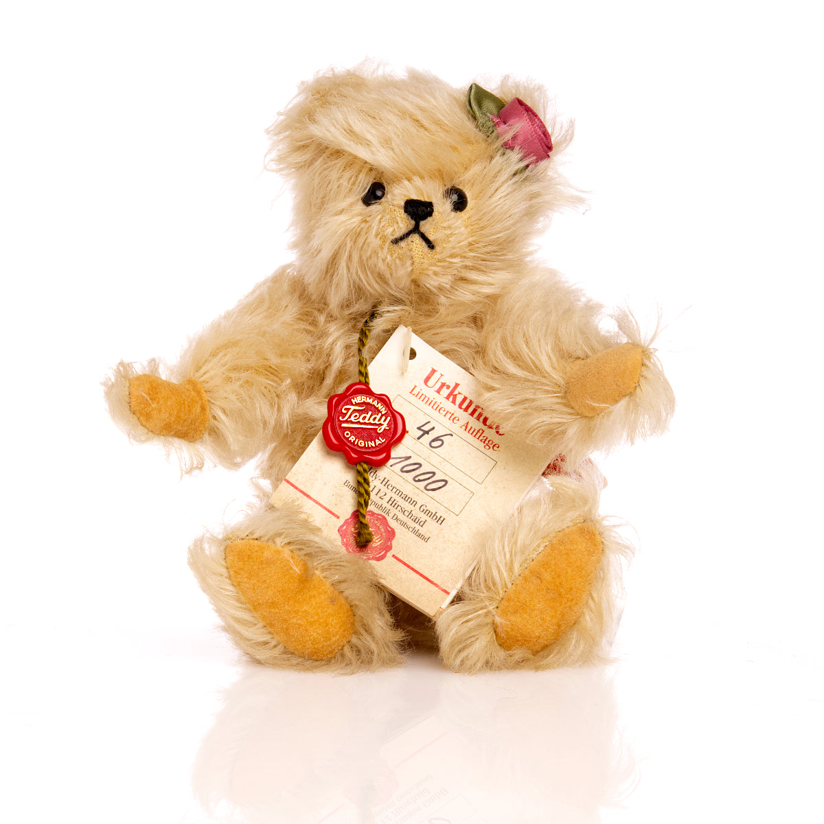 HERMANN TEDDY ORIGINAL Miniature 'Love Bear' - Limited Edition