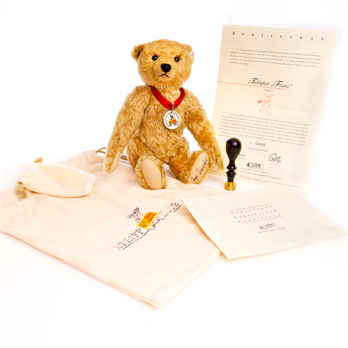 STEIFF 'Franz Club Bear' 2004 - Club Edition, White Tag 420405