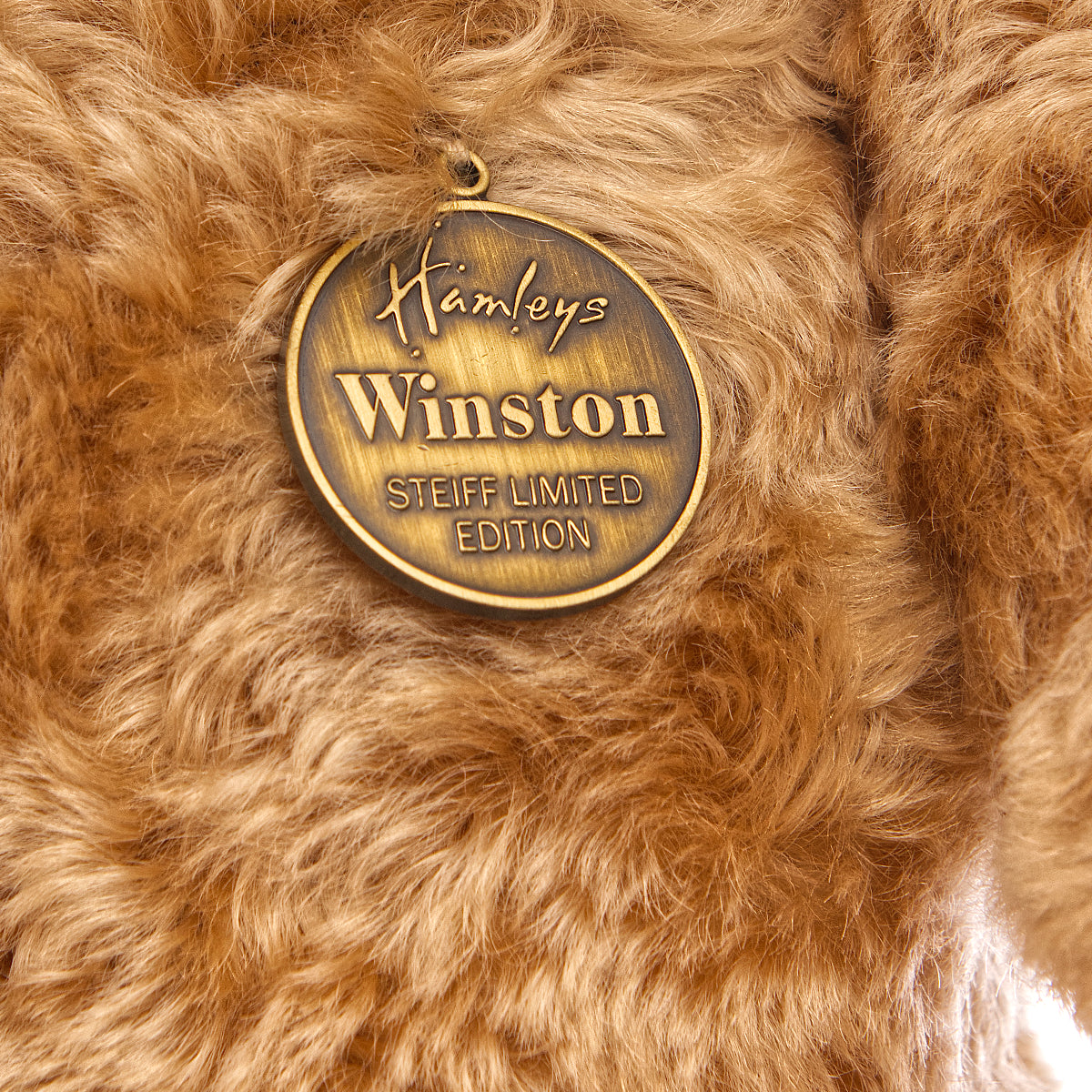 STEIFF Teddy Bear 'Winston' - Exclusively for HAMLEY'S 1997, White Tag 652837