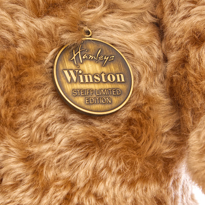 STEIFF Teddy Bear 'Winston' - Exclusively for HAMLEY'S 1997, White Tag 652837